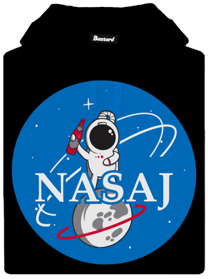 Nasaj pánska mikina klokanka Black