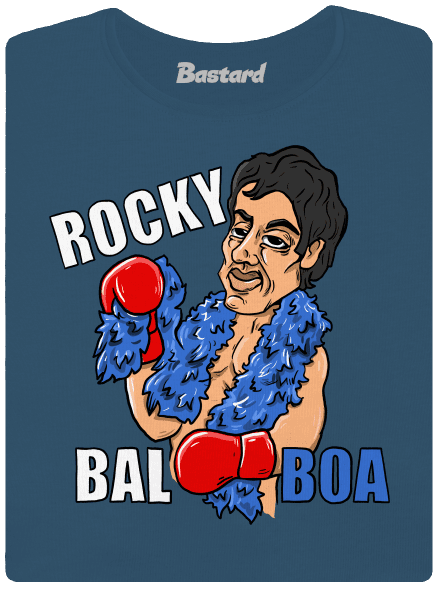 Rocky Bal boa dámske tričko prémium Petrol Blue