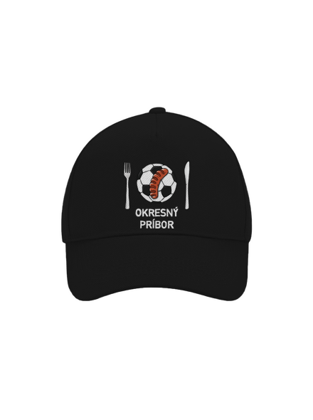 Okresný príbor šiltovka baseballka Black