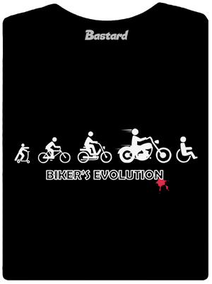 Biker’s Evolution dámske tričko Black