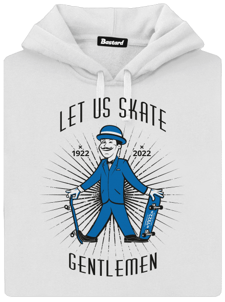 Let us skate dámska mikina klokanka White