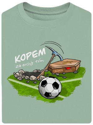 Kopem za svoj tím unisex tričko oversized Sage