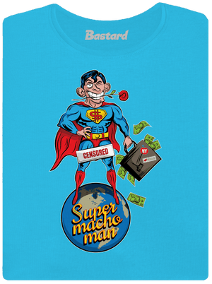 Supermachoman dámske tričko Blue Atol