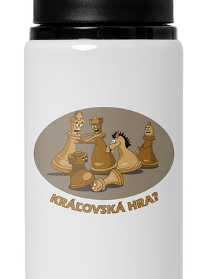 Kráľovská hra flaša na vodu White