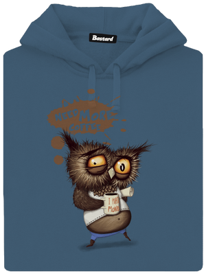 Need more coffee dámska mikina klokanka Denim