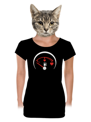 dámske tričko s lemom