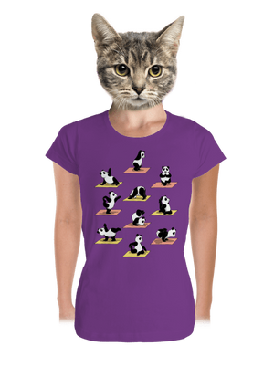 Pandia jóga dámske tričko prémium Purple