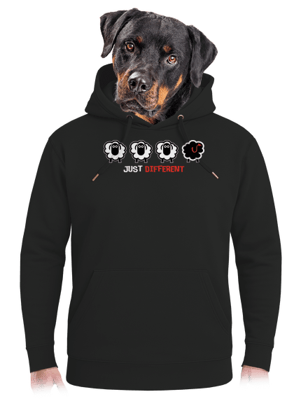 Čierna ovca unisex mikina premium Dark Black