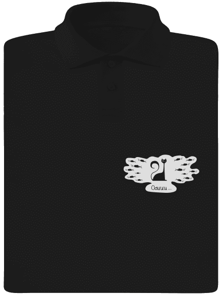 Oouuu pánska polokošeľa Black