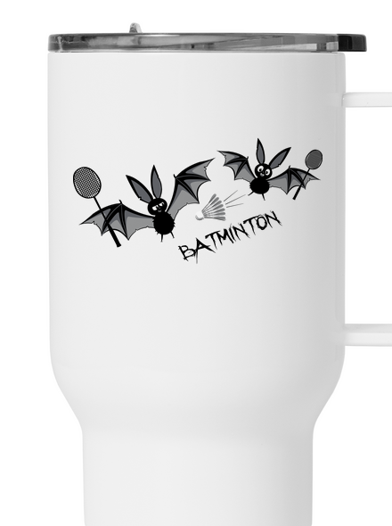 Batminton termohrnček White