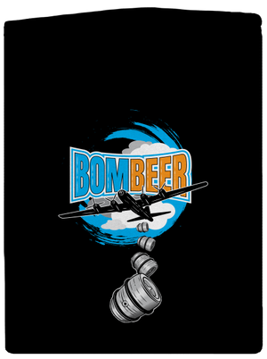 BomBeer dámska mikina na zips Black