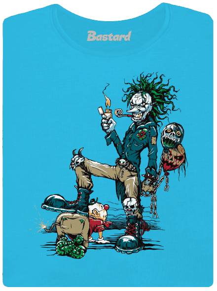 Evil Clown dámske tričko Blue Atol