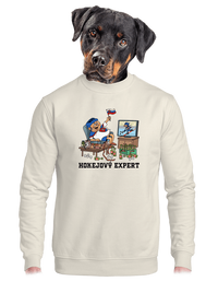 unisex mikina bez kapucne