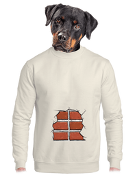 unisex mikina bez kapucne