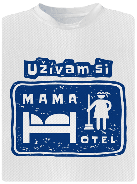 Mama Hotel detské športové tričko White