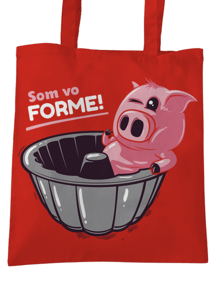 Vo forme taška Bright Red