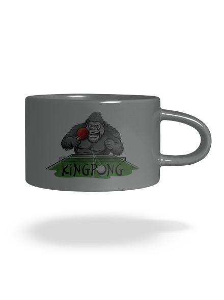 King pong hrnček makronka Grey Macaron