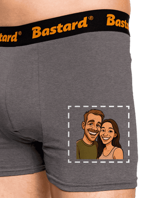 Karikatúra z vlastnej fotky boxerky Gray Melange