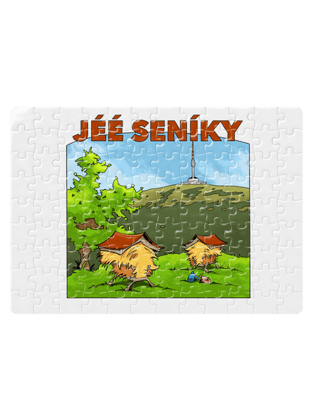 Jeseníky puzzle White
