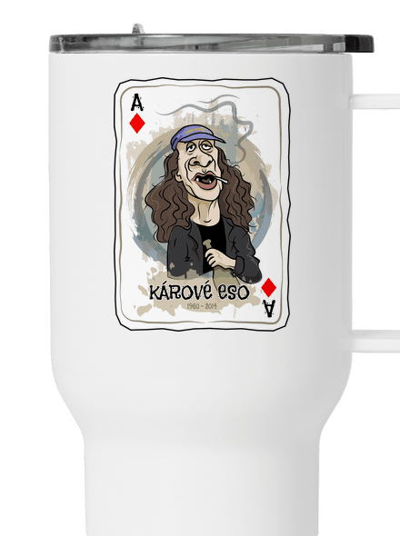 Kárové eso termohrnček White