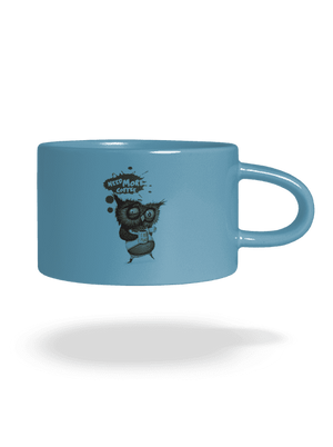 Need more coffee hrnček makronka Blue Macaron