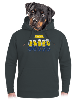 Pivotón unisex mikina premium Charcoal