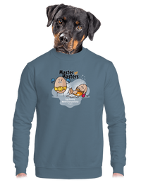 unisex mikina bez kapucne