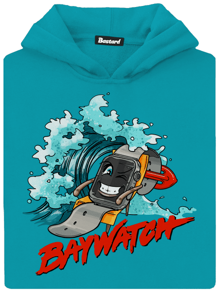 Baywatch detská mikina klokanka Hawaiian Blue