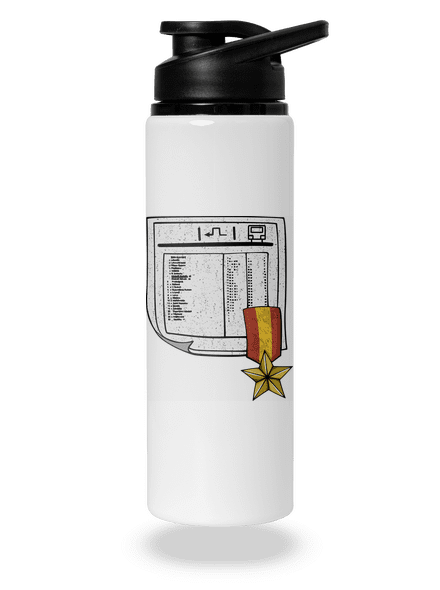 Cestovný poriadok flaša na vodu White