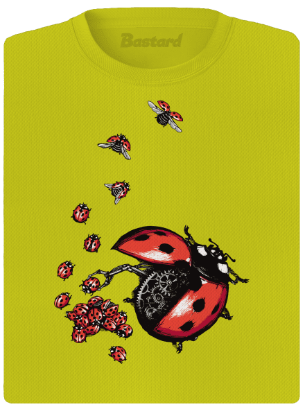 Ladybird Factory dámske športové tričko Neon Yellow