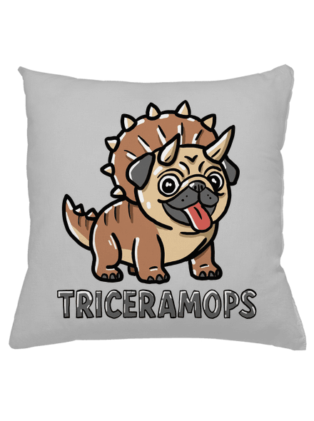 Triceramops vankúš Pacific Grey