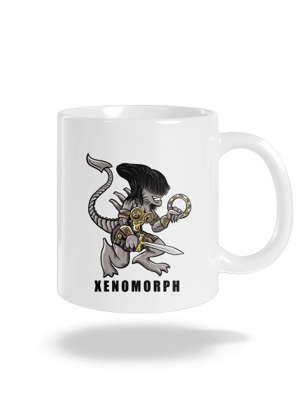 Xenomorph klasický hrnček White