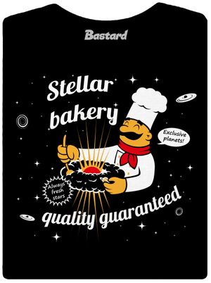 Stellar bakery dámske tričko s lemom Black