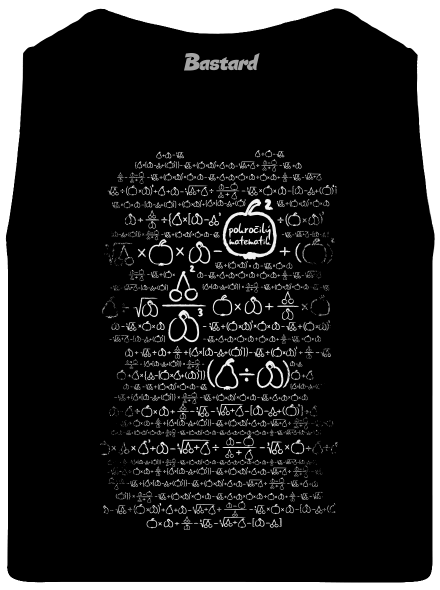 Matematik pánske tielko Black