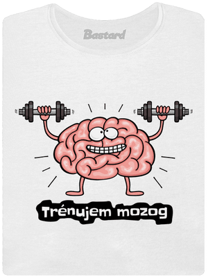 Trénujem mozog  dámske tričko prémium White