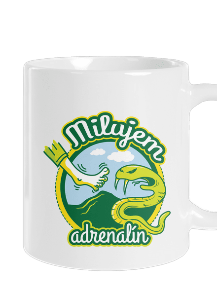 Milujem adrenalín klasický hrnček White
