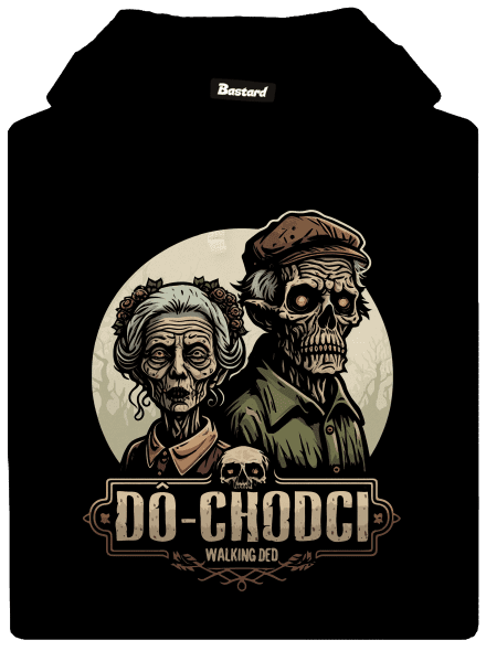 Dô-chodci dámska mikina klokanka Black