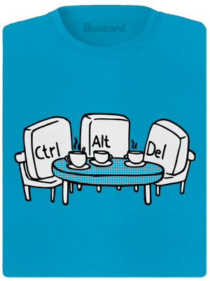 Nerozluční kamaráti dámske športové tričko Blue Atol