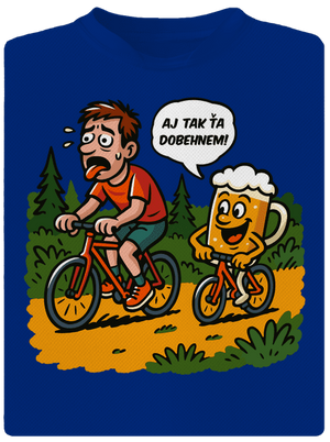 Dobehnem ťa pánske športové tričko Royal Blue Mal