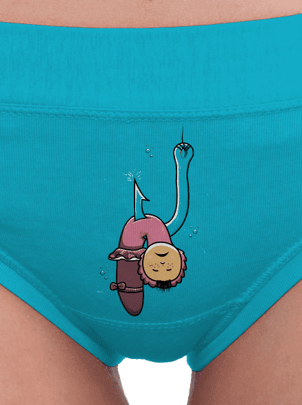 Dáda na rybách dámske nohavičky Turquoise