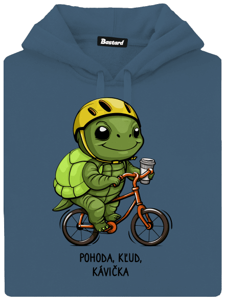 Pohoda, kľud dámska mikina klokanka Denim