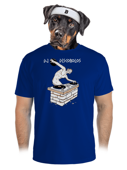 DJ Discobolos pánske športové tričko Royal Blue Mal