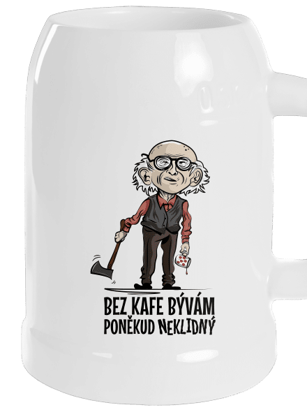 Neklidný bez kafe polliter White