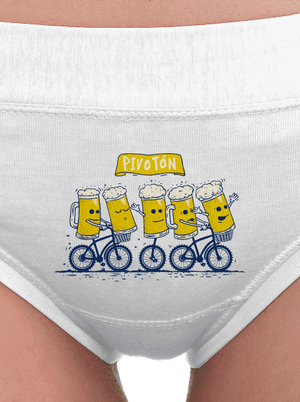 Pivotón dámske nohavičky White