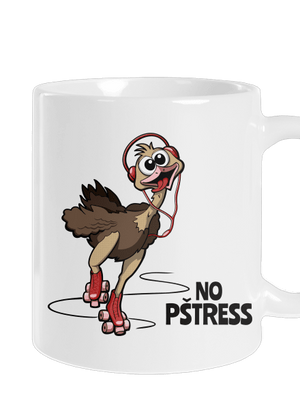 No pštress klasický hrnček White