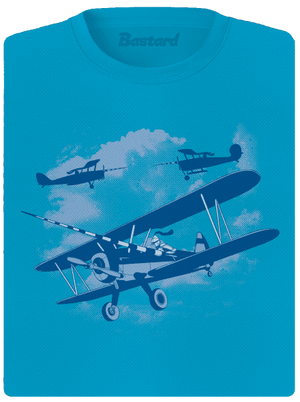 Rytieri nebies dámske športové tričko Blue Atol