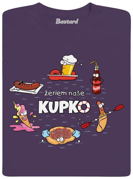 Slovenské kupko pánske tričko Urban Purple