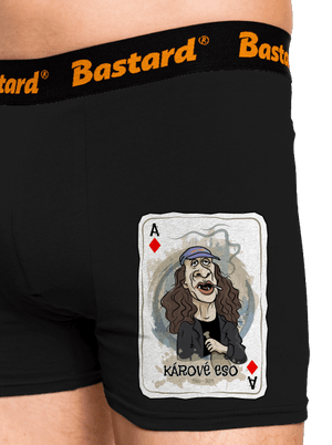 Kárové eso boxerky Black