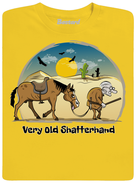 Very Old Shatterhand pánske tričko Gold