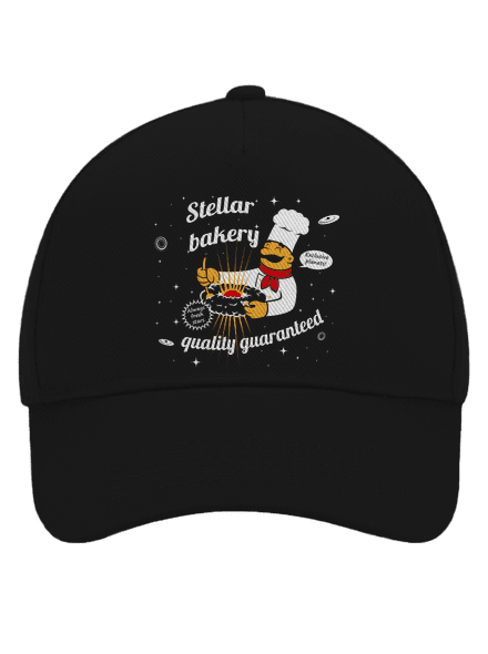 Stellar bakery šiltovka baseballka Black